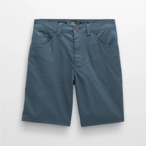 prAna Brion Short II in Grey Blue 9" Inseam